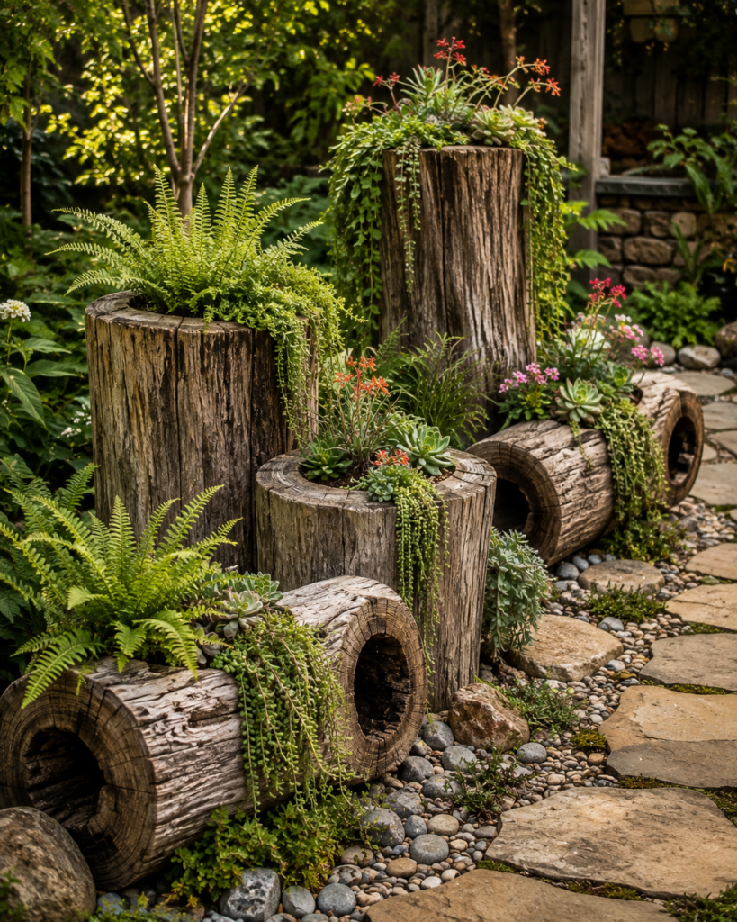 20 unique DIY outdoor project ideas 2026 20 20 unique DIY outdoor project ideas log planter