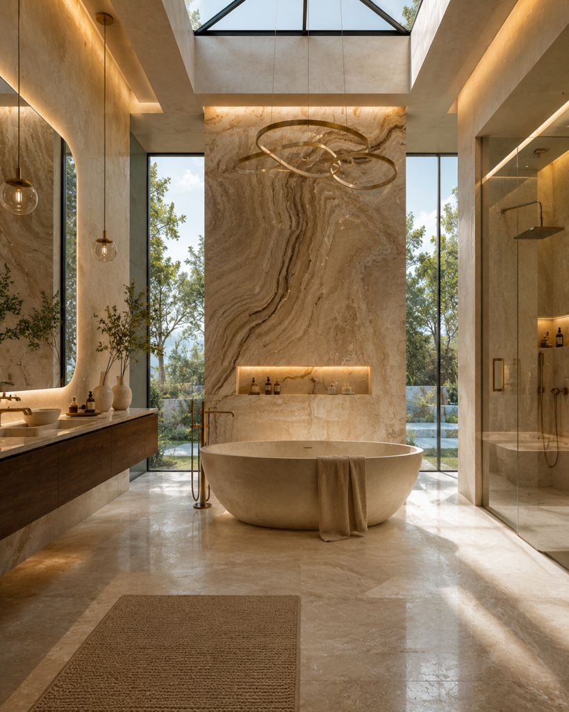 Ultimate luxury upstairs bathroom ideas