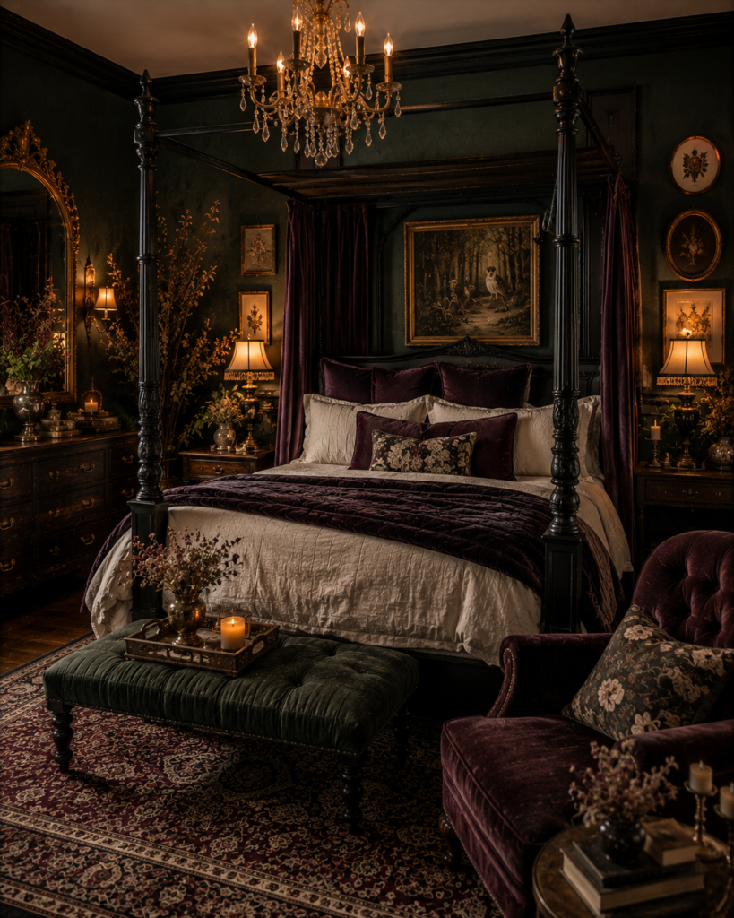 Dark whimsical bedroom decor ideas fairytale retreat