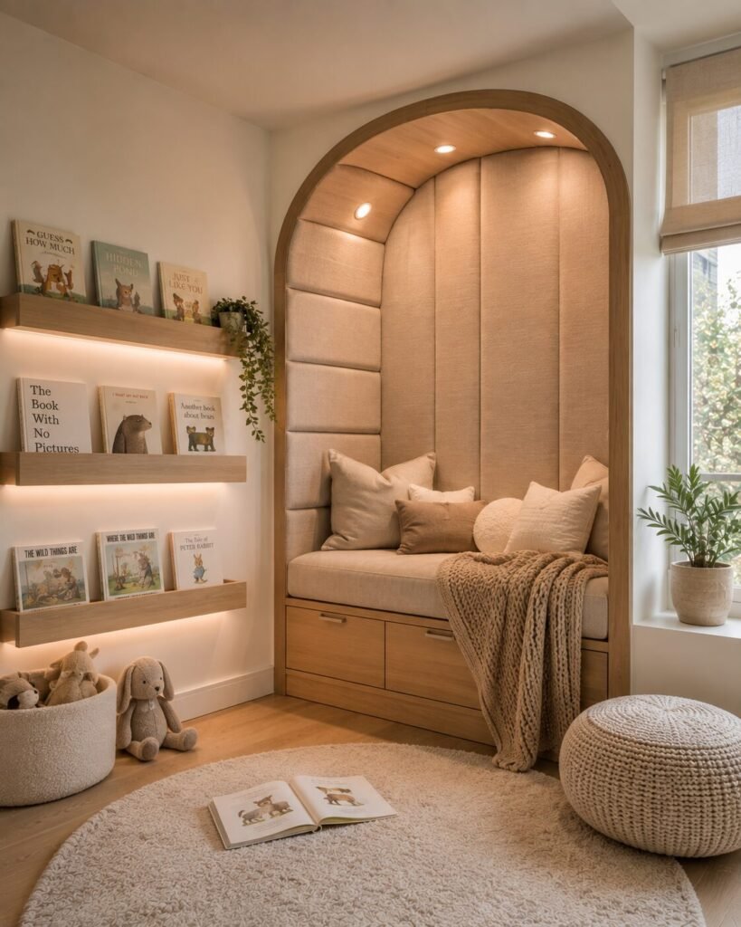 Small playroom design 4 Reading nook small playroom design