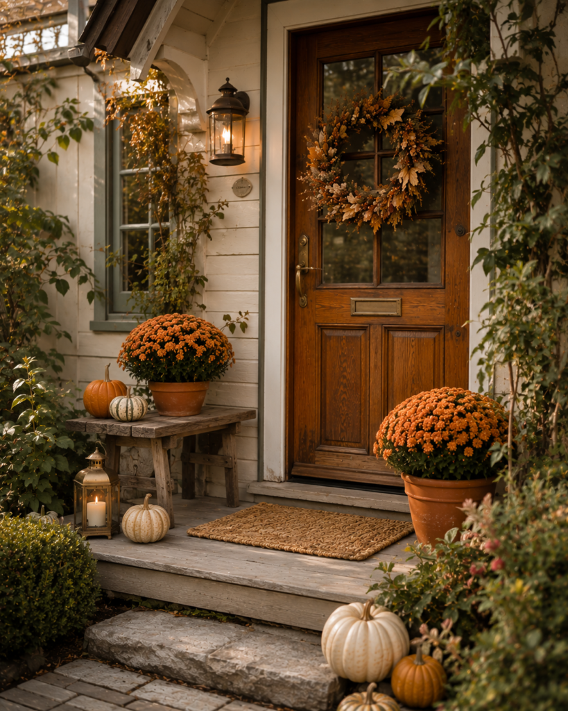Fall porch decorating ideas for small porches