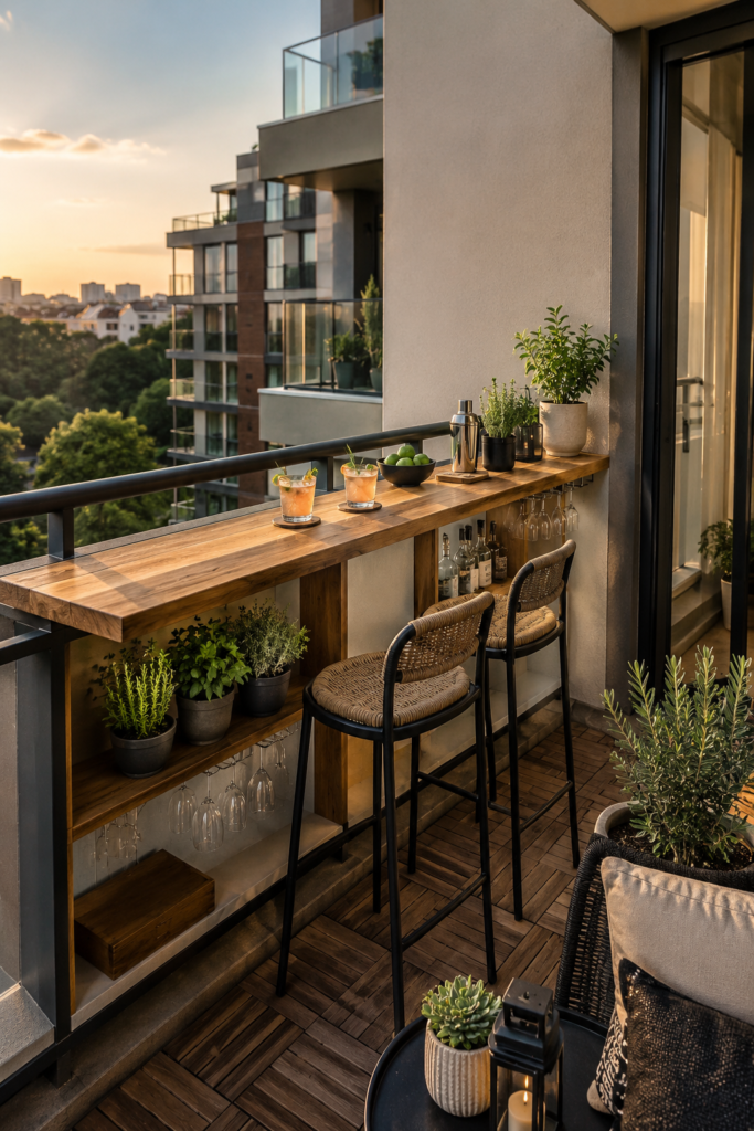 16 apartment patio ideas railing bar