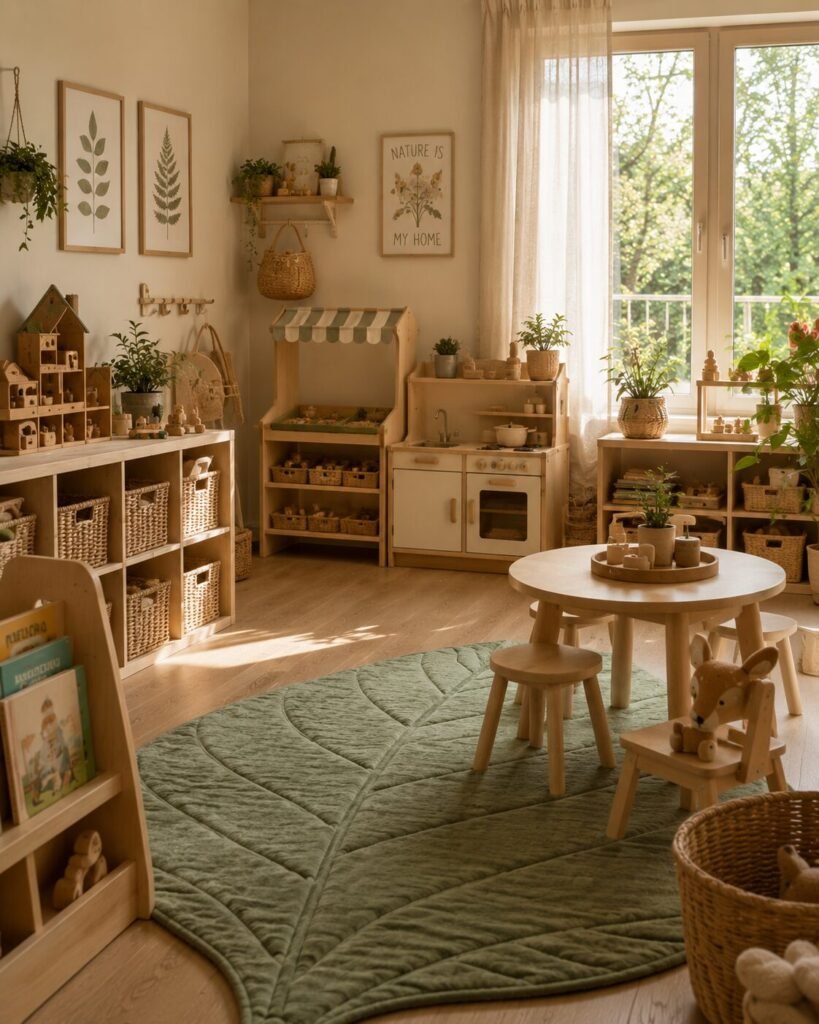 Small playroom design 10 Nature-inspired small playroom design