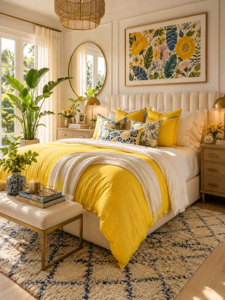 14 unique and stylish yellow bedding ideas
