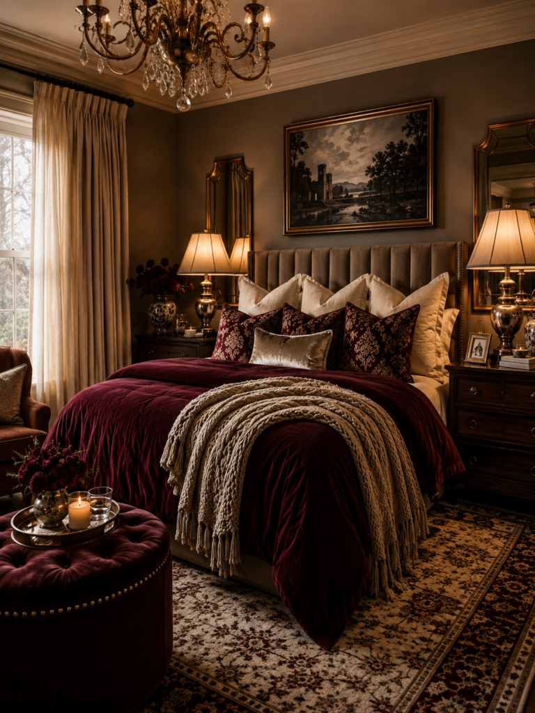 Burgundy 14 unique and stylish red bedding ideas