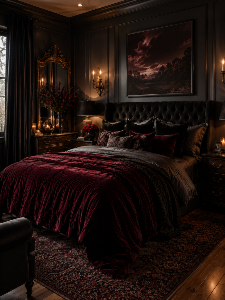 Moody red 14 unique and stylish red bedding ideas