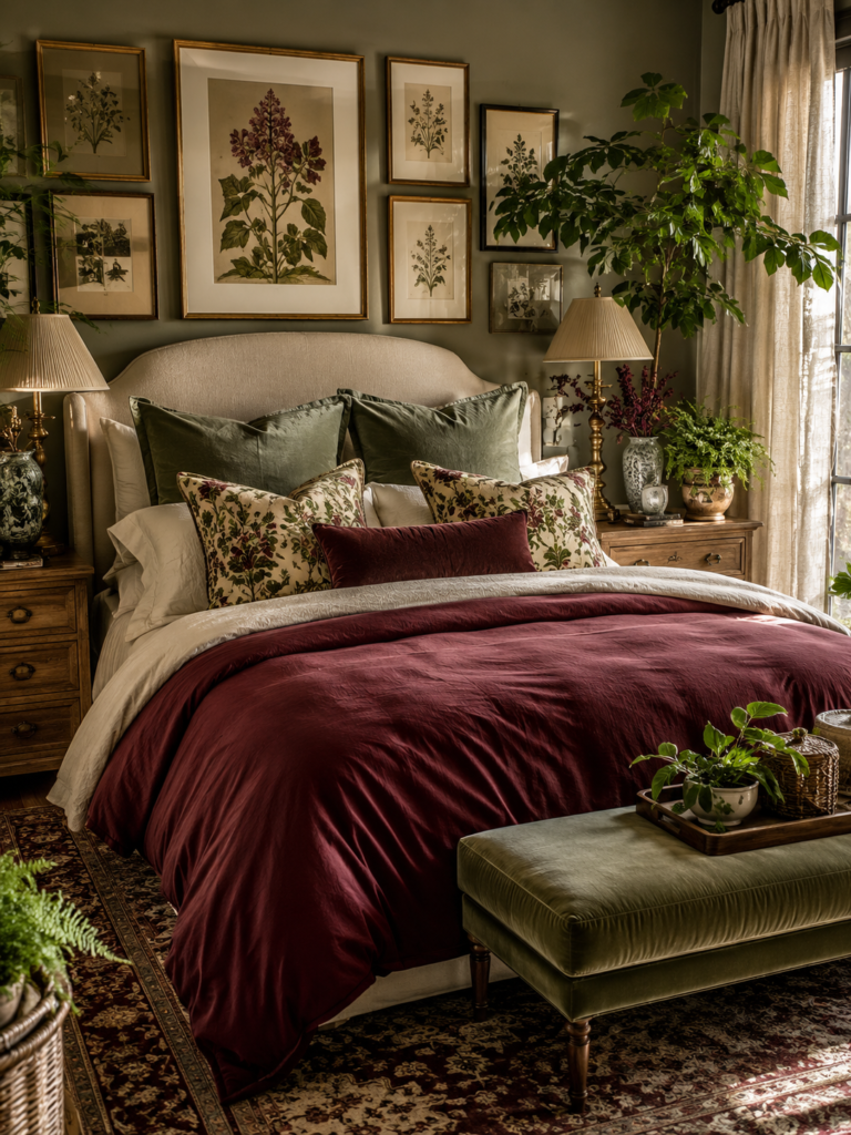 Burgundy sage 14 unique and stylish red bedding ideas