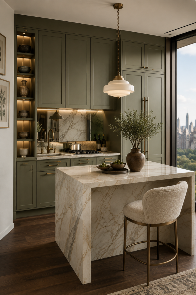 Sage green kitchen ideas for small kitchens