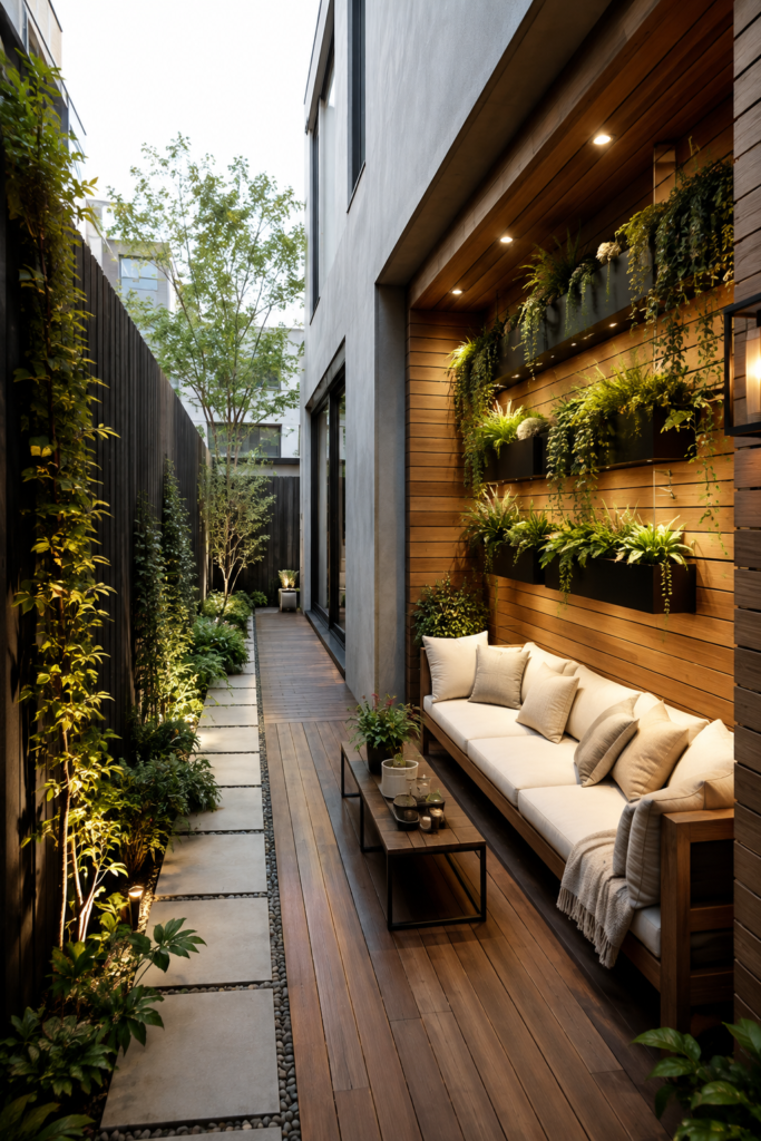 Clever narrow backyard ideas 4 Clever narrow backyard ideas for garden rooms
