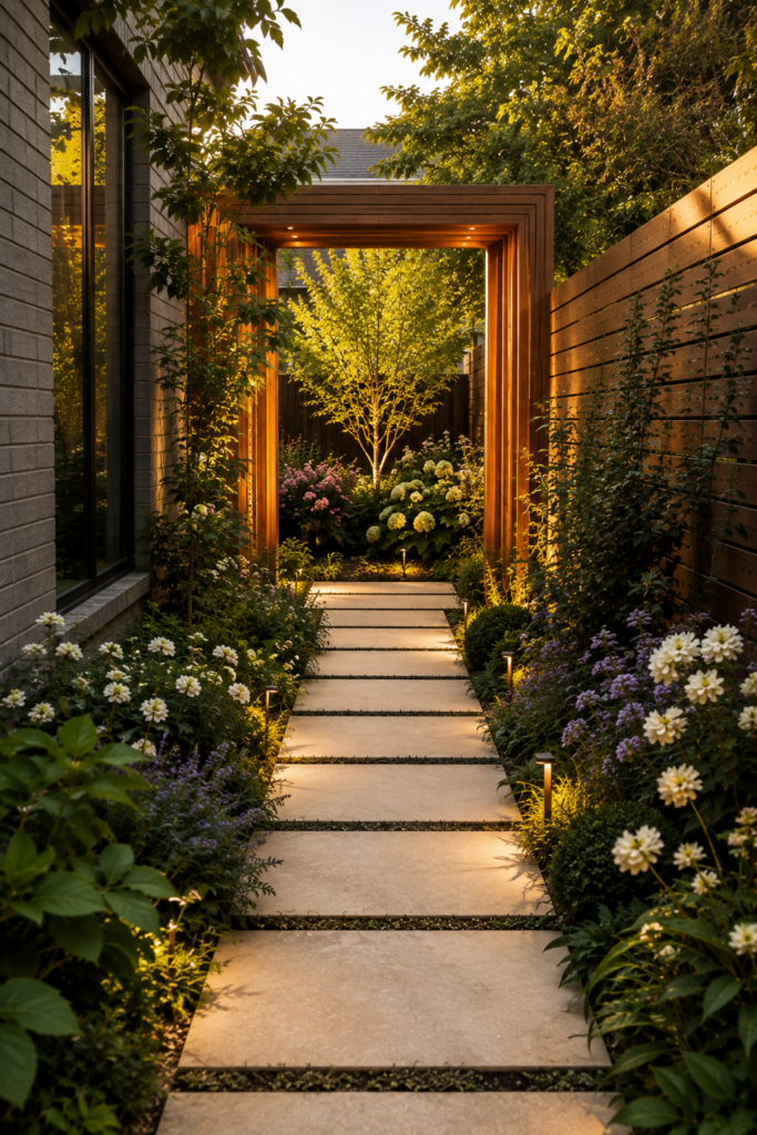 Clever narrow backyard ideas 9 Clever narrow backyard ideas with end frames