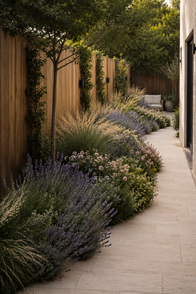 Clever narrow backyard ideas 16 Clever narrow backyard ideas with diagonal planting