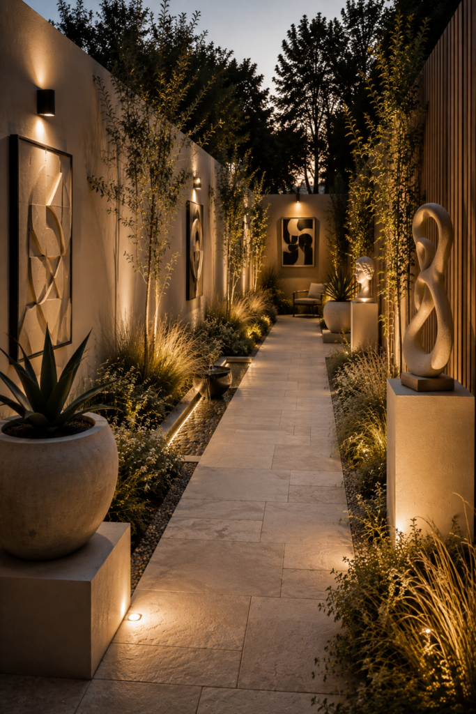 Clever narrow backyard ideas 18 Clever narrow backyard ideas as outdoor galleries