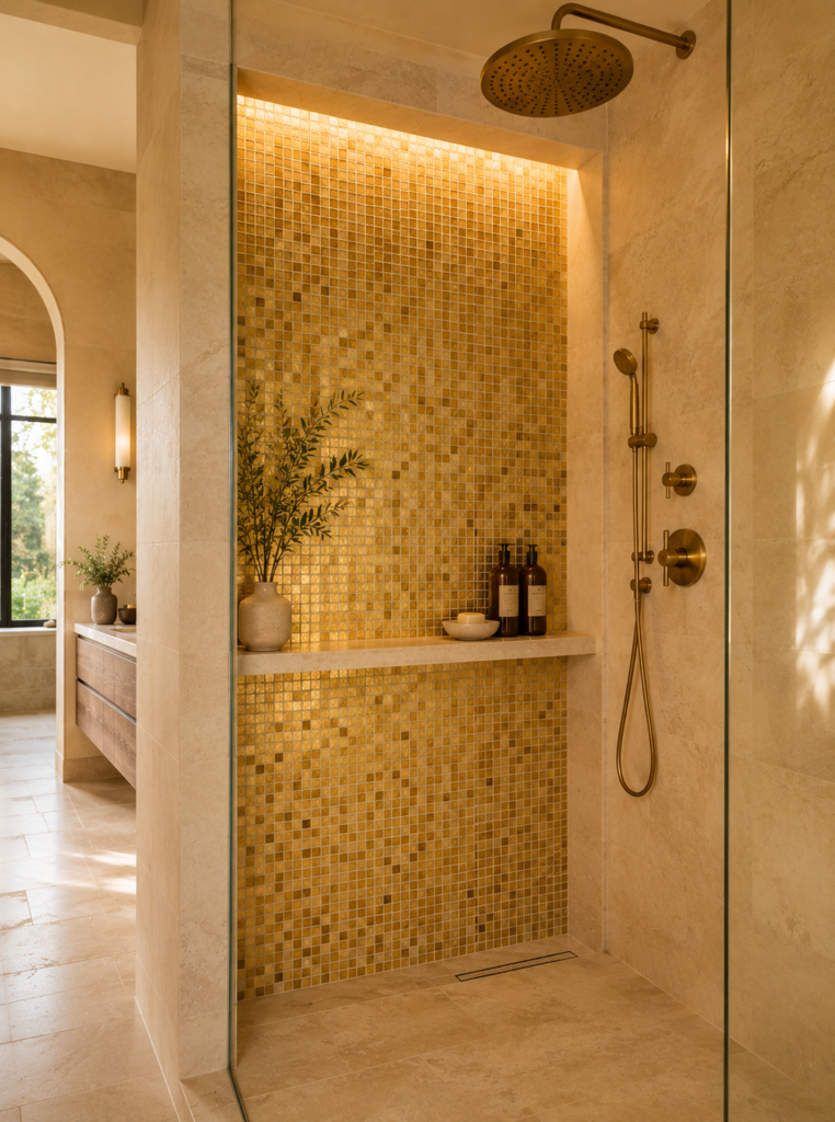 17 yellow bathroom ideas golden mosaic