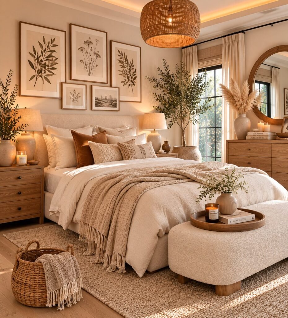 Cozy neutral bedroom ideas 6 Cozy neutral bedroom ideas with accessories