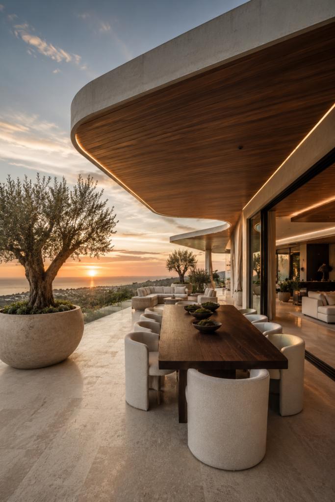 18 terrace design ideas sculptural roof