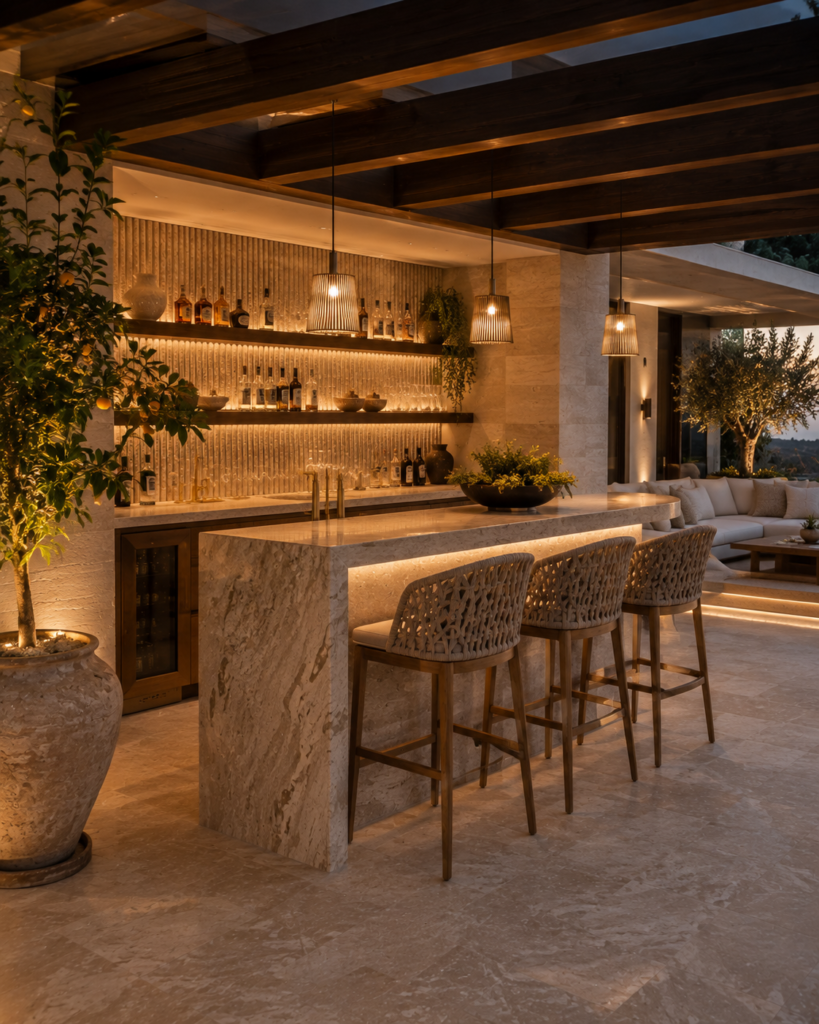 18 terrace design ideas luxury bar