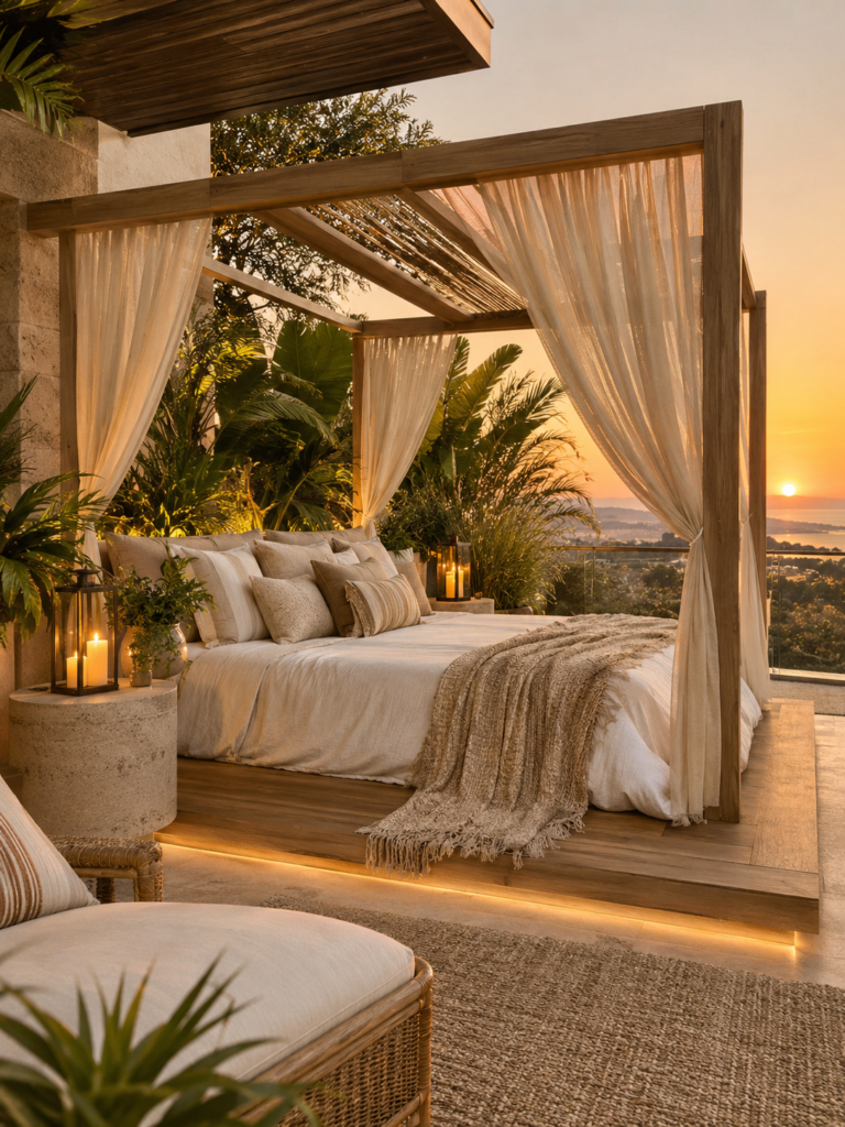 18 terrace design ideas outdoor bedroom