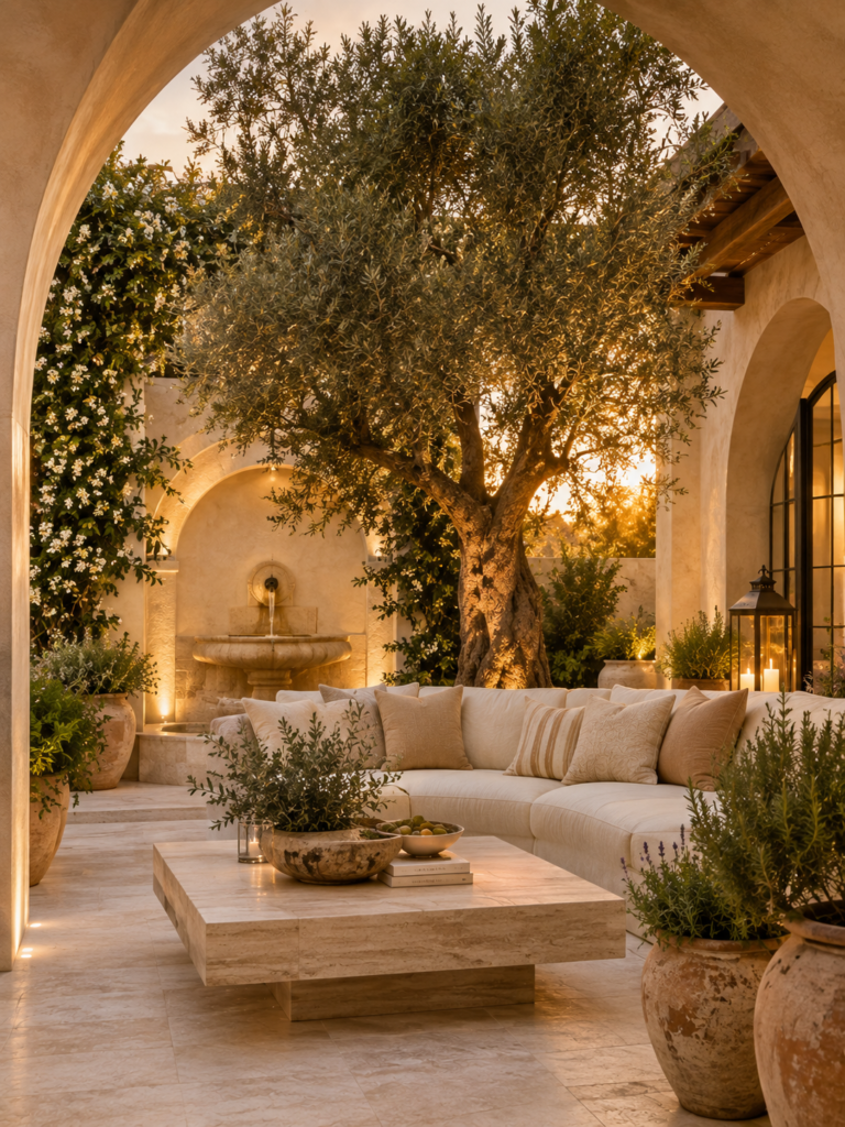 18 terrace design ideas arched courtyard