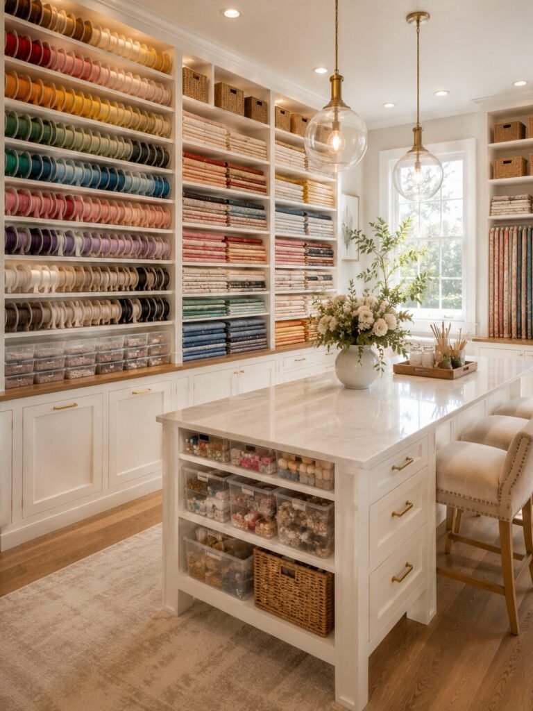 Ribbon dream craft room ideas