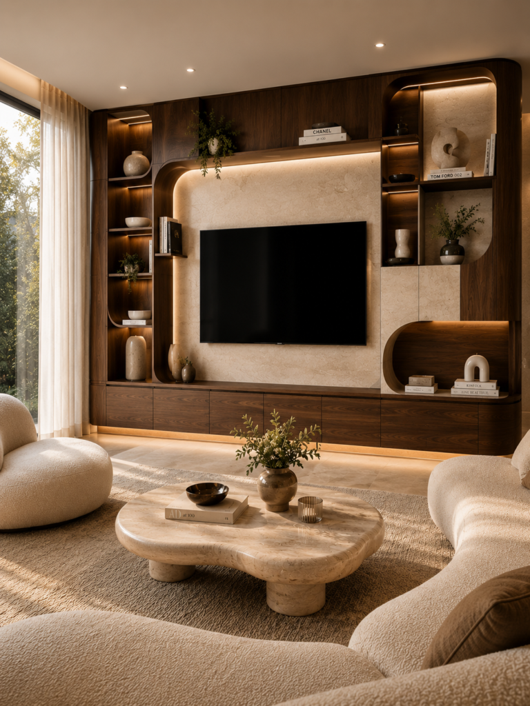 15 TV wall ideas living room built-ins