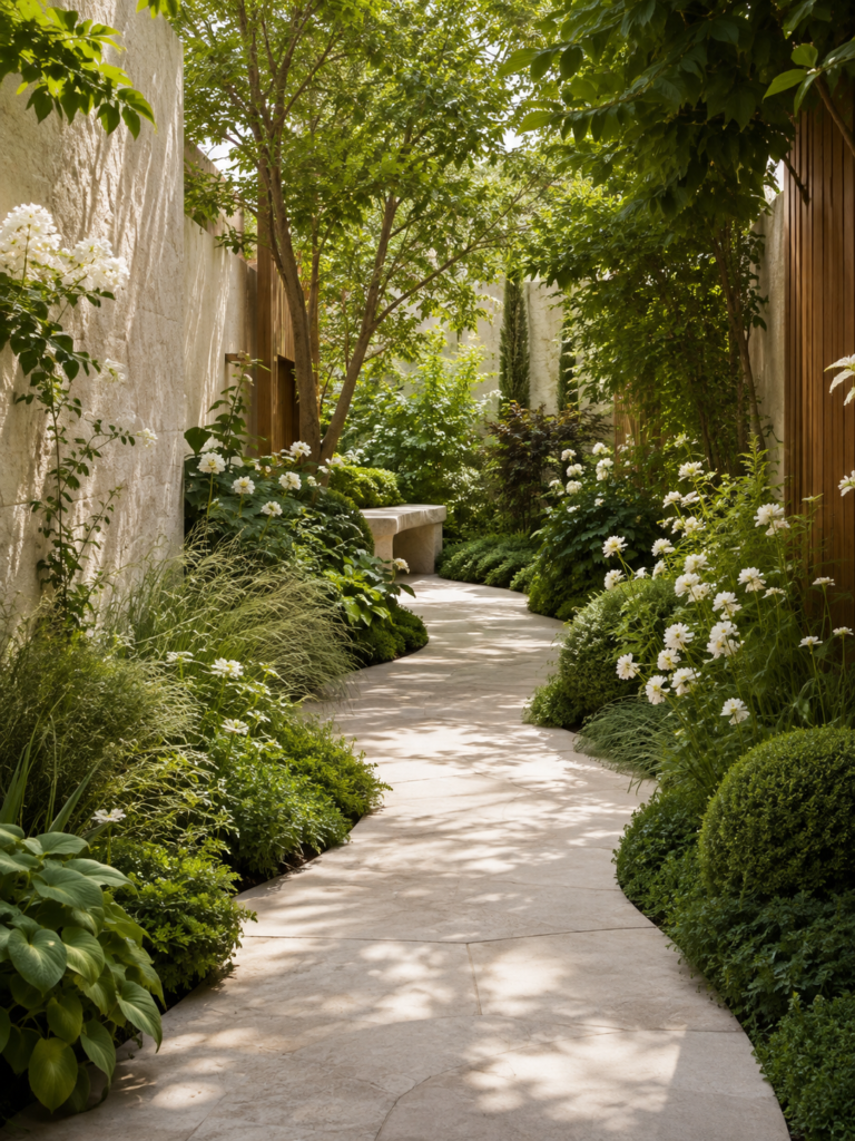 16 narrow luxury garden ideas 4 16 narrow luxury garden ideas curved path
