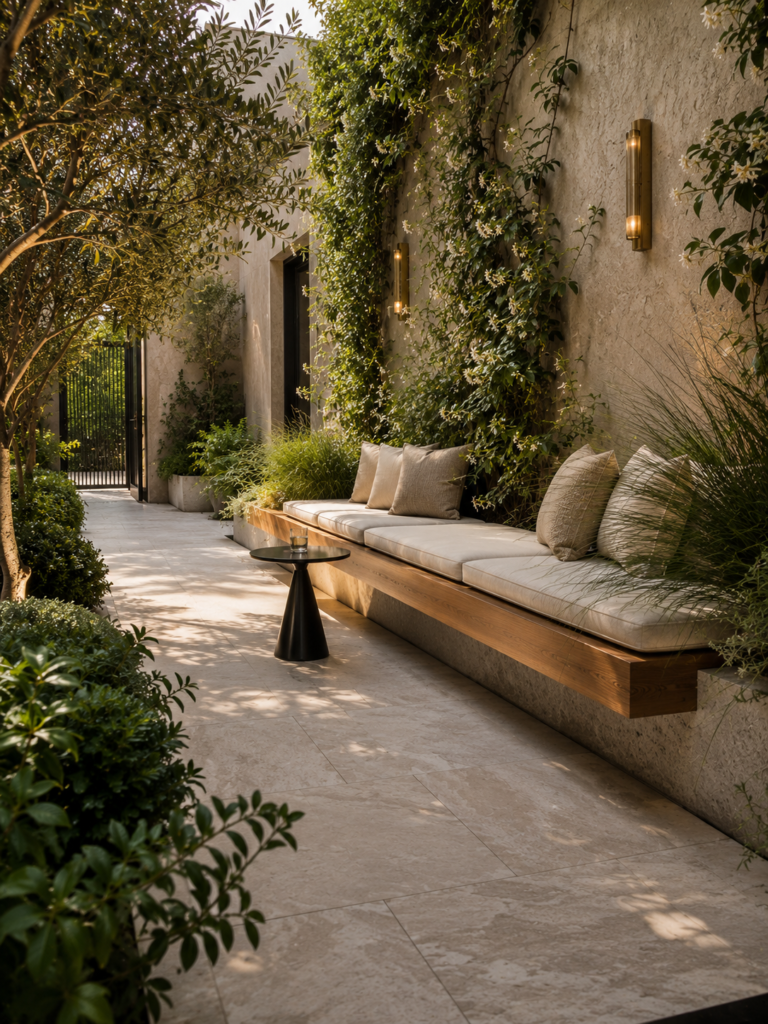 16 narrow luxury garden ideas 8 16 narrow luxury garden ideas seating