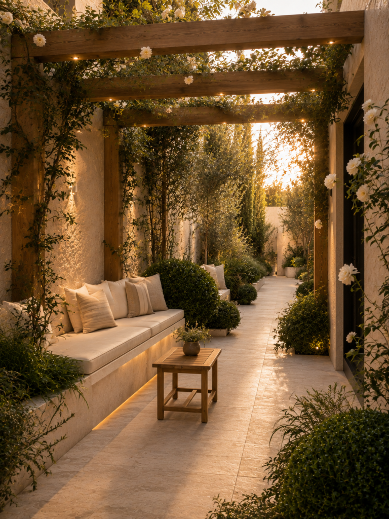 16 narrow luxury garden ideas 12 16 narrow luxury garden Pergola