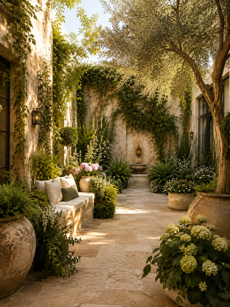 20 courtyard garden ideas 2 Lush 20 courtyard garden ideas