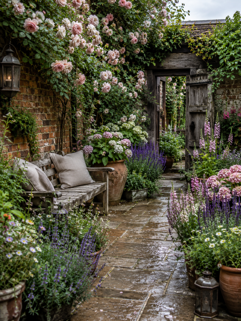 20 courtyard garden ideas 17 Cottage 20 courtyard garden ideas style
