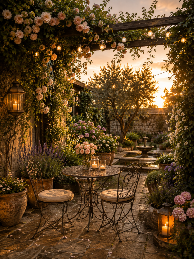20 courtyard garden ideas 21 Romantic 20 courtyard garden ideas