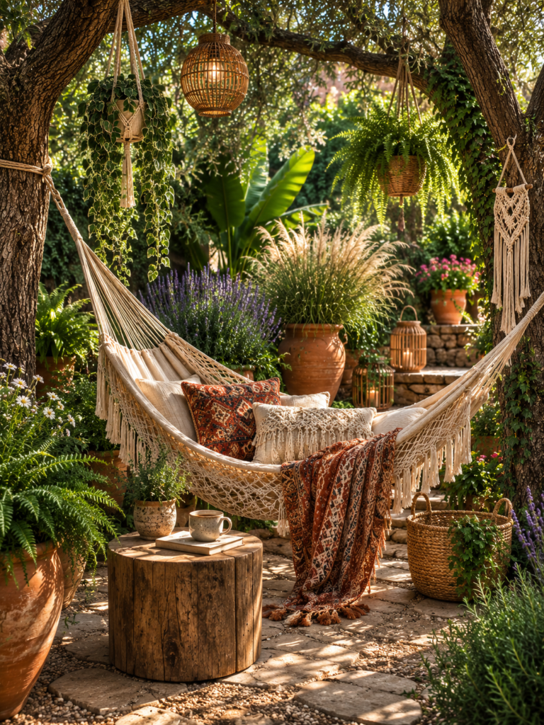 25 hippie garden ideas boho decor hammock
