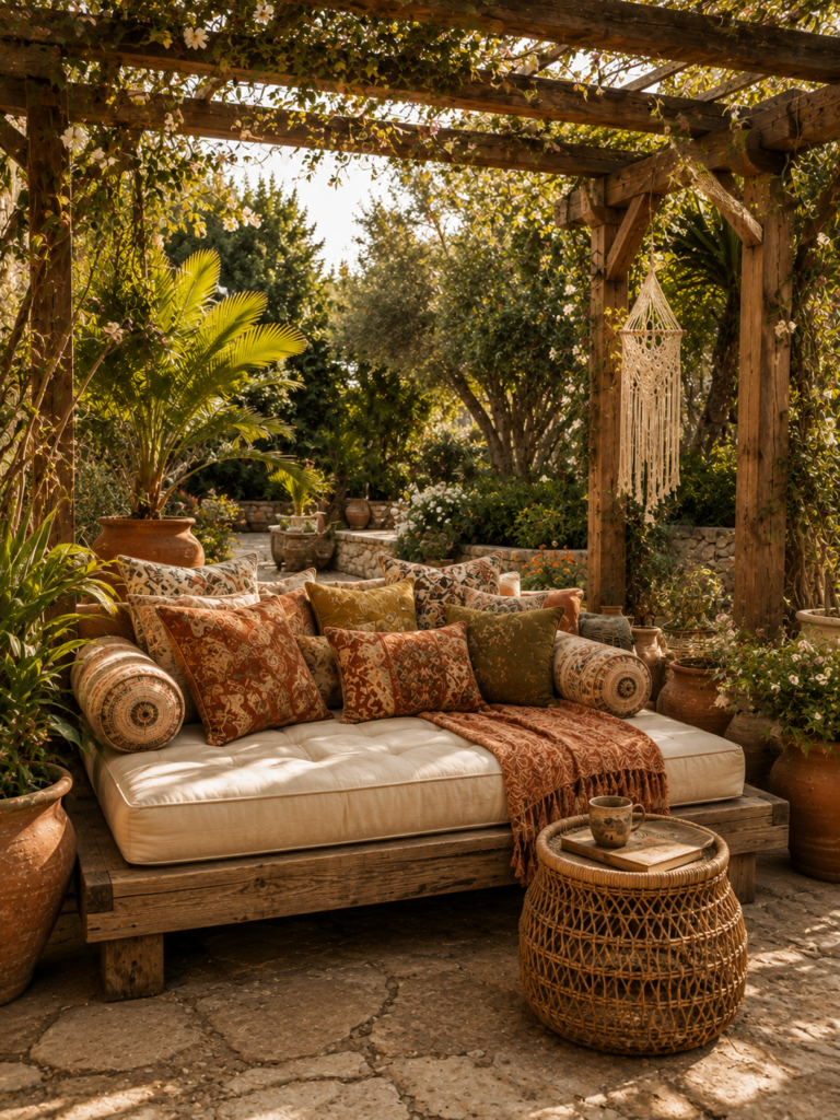 25 hippie garden ideas boho decor daybed