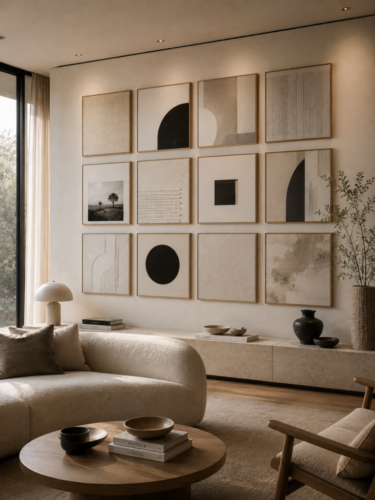 12 fun gallery wall ideas with modular panels