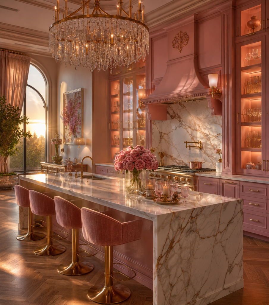 15 pink kitchen decor ideas luxury