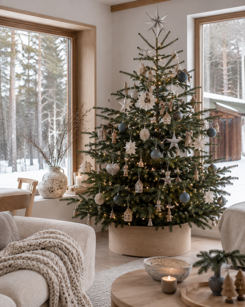 Nordic 17 blue Christmas tree ideas