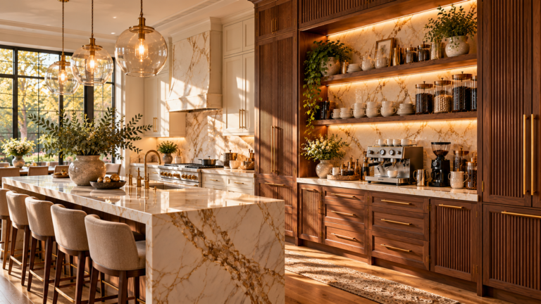 Modern coffee bar ideas for kitchen