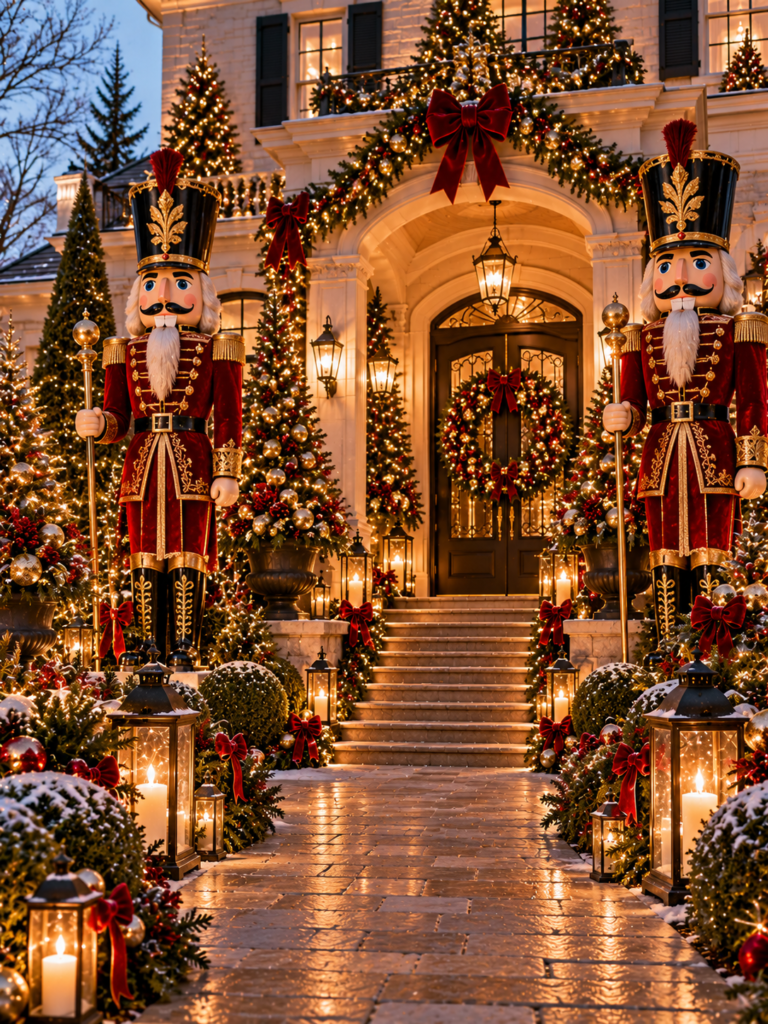 Christmas Front Yard Decor Ideas 14 Christmas front yard decor ideas nutcrackers