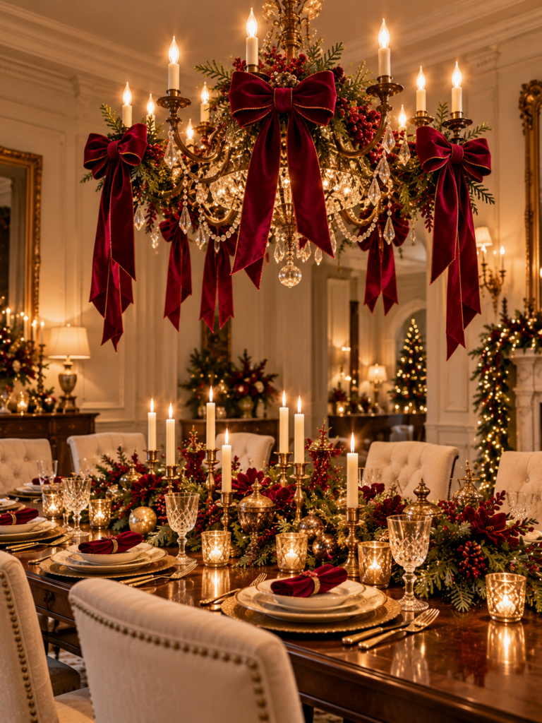 Christmas Bow Decorating Ideas 14 Christmas Bow Decorating Ideas Festive Chandeliers