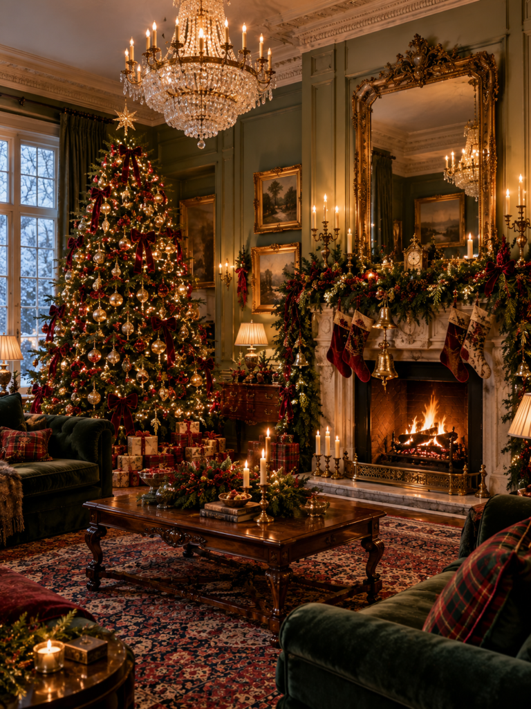 Old fashioned christmas decor ideas Victorian wonderland
