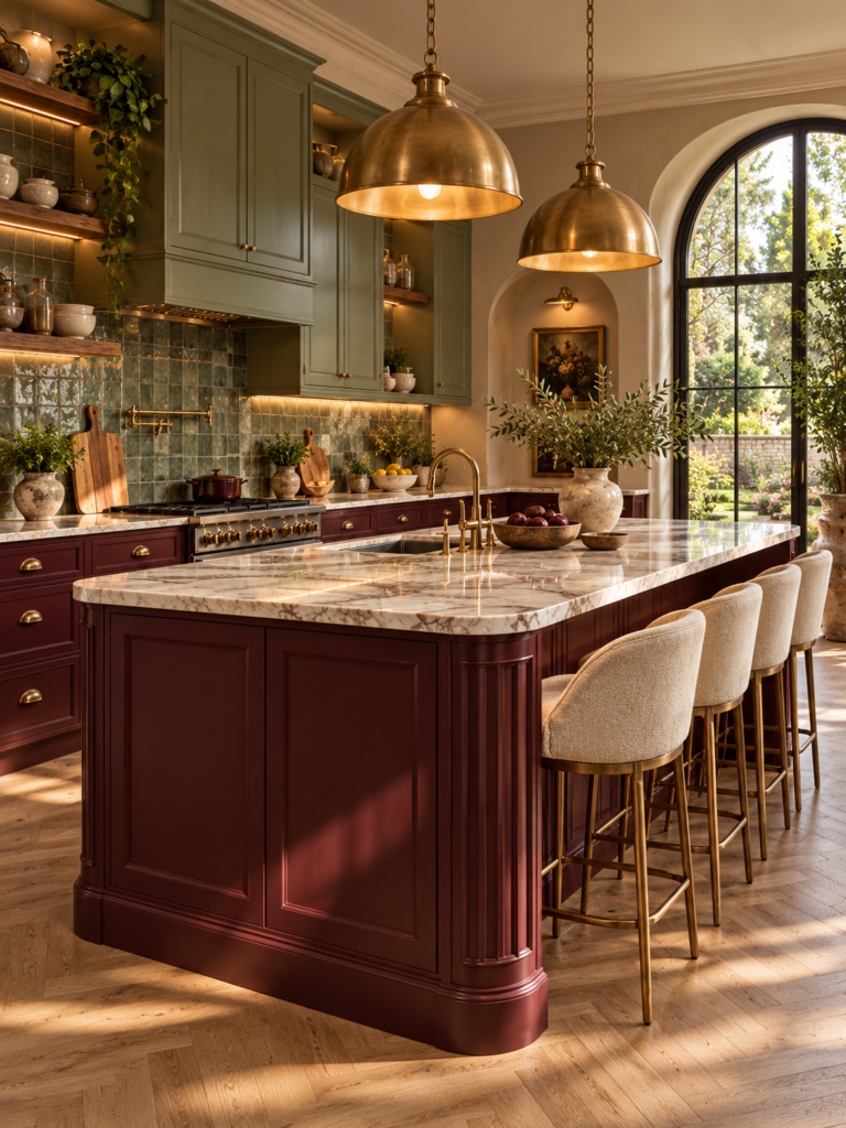 15 burgundy kitchen ideas 10 15 burgundy kitchen ideas with sage green