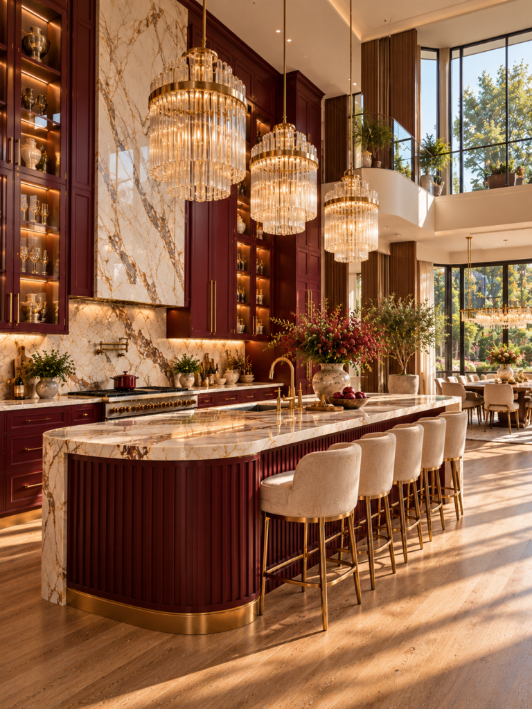 15 burgundy kitchen ideas 16 15 burgundy kitchen ideas for luxury homes