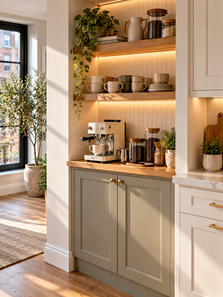 Small modern coffee bar kitchen ideas
