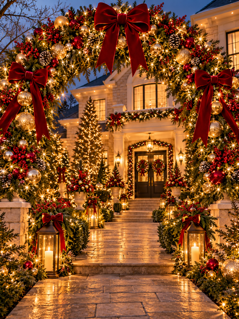 Christmas Front Yard Decor Ideas 5 Christmas front yard decor ideas archway