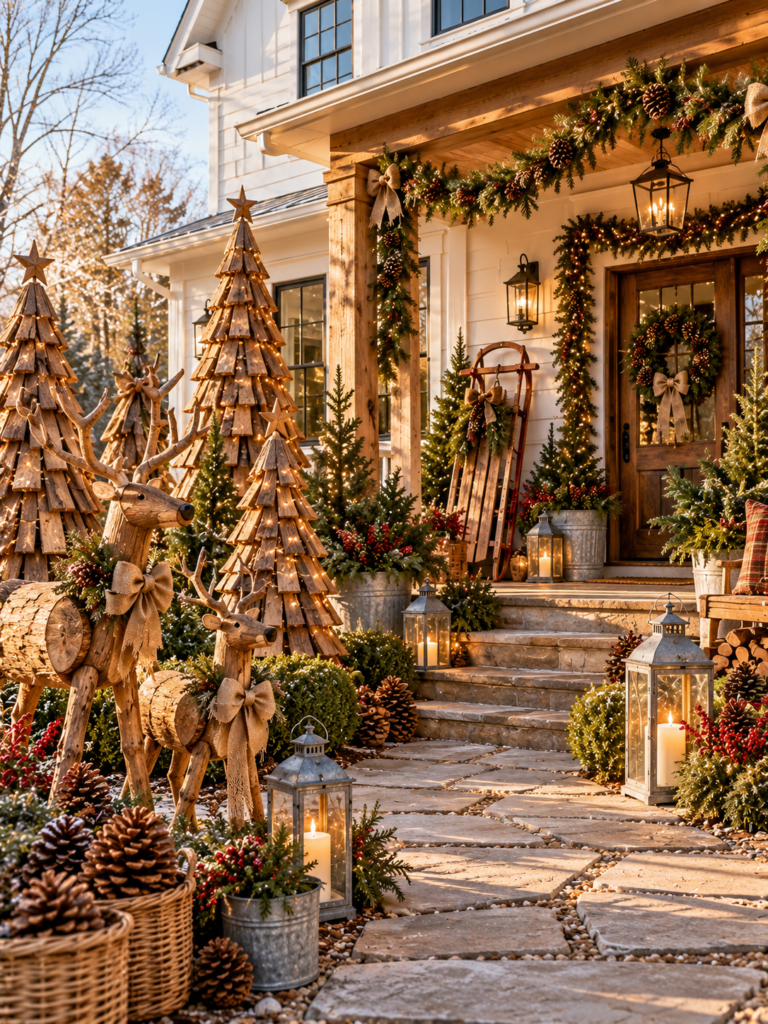 Christmas Front Yard Decor Ideas 9 Christmas front yard decor ideas rustic